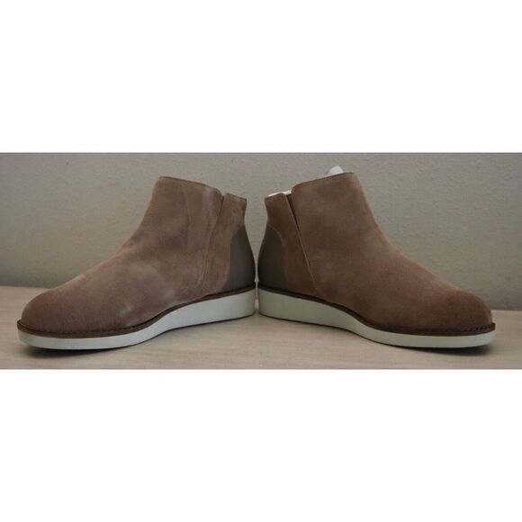 SoftWalk Women's Sz 6.5W Stone Suede Wesley Leather Round Toe Ankle Boots $129 - Picture 1 of 6
